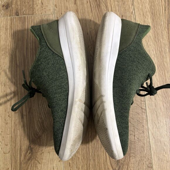 Kizik Madrid Eco Knit Shoes Mens 9 Womens 10.5 Green Sneaker Hands Free Athletic